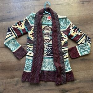 Ecot’e Multicolor Patterned Women's Sweater ! Small